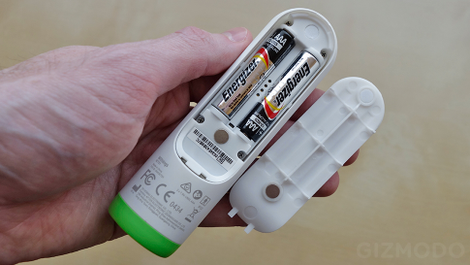 Bonus points for the slick magnetic battery cover, and an impressive two years of functionality on a pair of AAAs.